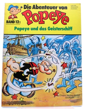 Die Abenteuer von Popeye Comic Album Nr. 12: Popeye und das Geisterschiff von Ehapa